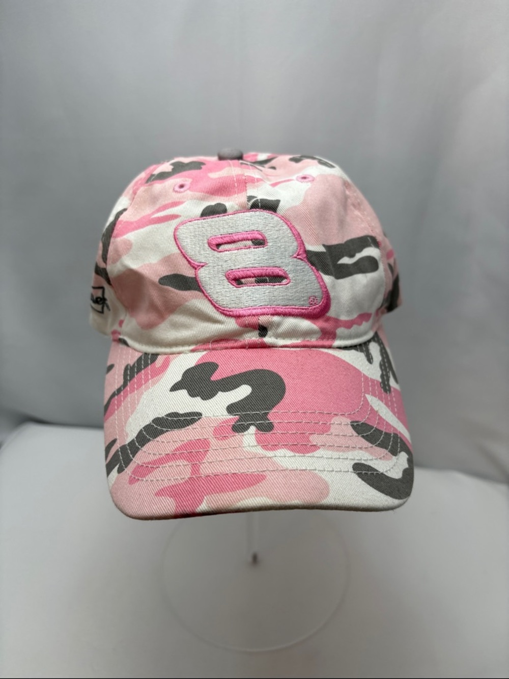 Pink Camo Baseball Cap NASCAR Dale Earnhardt Jr. #8‎ Budweiser Hat